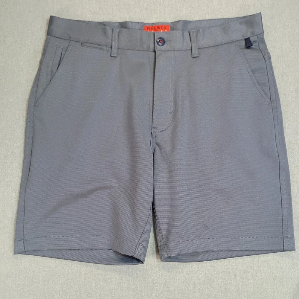 Halsey Sport Breakwater Mens 34 Gray Golf Casual Shorts Stretch Water Resistant